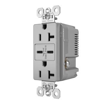 Pass & Seymour / Legrand - P&S TR20USBCC6GRY 20A 125V TR REC +
