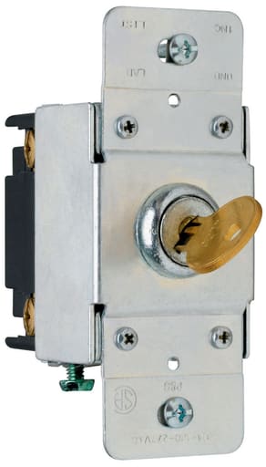 Pass & Seymour / Legrand - Pass & Seymour PS20AC4-KL 4way Key Lock Back & Side Wire, 20A 120/277V