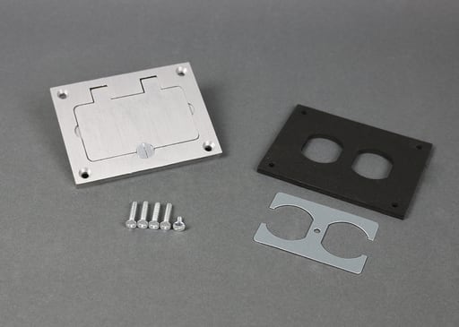 The Wiremold Co - Wiremold 828DPGFITCAL Rectangular Duplex Cover Plate