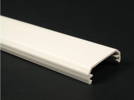 The Wiremold Co - Wiremold NM2000C 8 Foot x 1-3/4" Ivory Non-Metallic 1-Channel Raceway Cover
