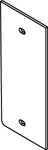 The Wiremold Co - Wiremold SGT-B AF-Series Single-Gang Plate
