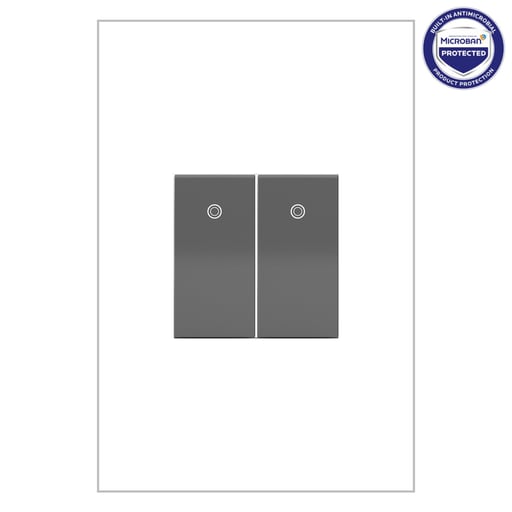 Pass & Seymour / Legrand - Pass & Seymour ASPD1531-M4 15A 120V Single Pole/3-Way 1-Module Paddle Switch - Magnesium