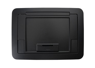 The Wiremold Co - Wiremold EFB45CTBK Evolution™-Series EFB45 Floor Box Flush Style Cover with Carpet Insert