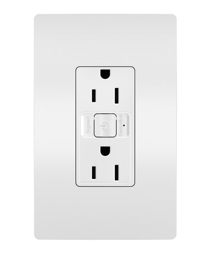 Pass & Seymour / Legrand - Pass & Seymour WNRR15WH Netatmo 15a Outlet, White