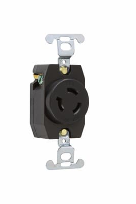 Pass & Seymour / Legrand - Pass & Seymour 4560 Receptacle Single 15Amp 250Volt Turnlok