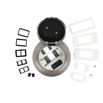 The Wiremold Co - WLK 6ATC2PAVSN 6IN PREWIRED AV PT S