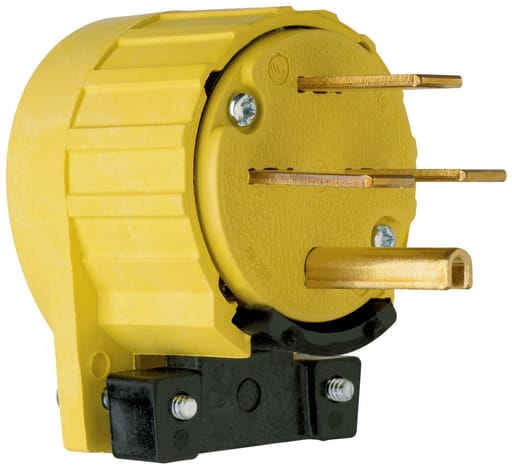 Pass & Seymour / Legrand - Pass & Seymour 5741-AN Plug 30amp 3phase 250V Angle