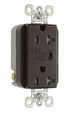 Pass & Seymour / Legrand - SPD RECP TR 20A/125V ALARM BR