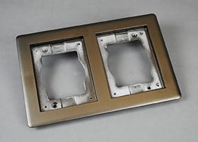 The Wiremold Co - Wiremold 827TCAL-BZ Carpet and Tile Flange
