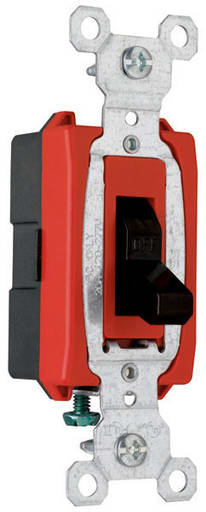 Pass & Seymour / Legrand - Pass & Seymour CSB20AC1-BK Construction Single Pole Switch, Back & Side Wire, 20A 120/277V - Black