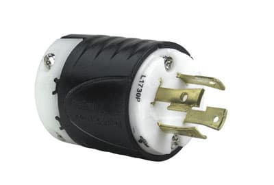 Pass & Seymour / Legrand - Pass & Seymour L1730-P Turnlok Plug, 4wire, 30amp 600V