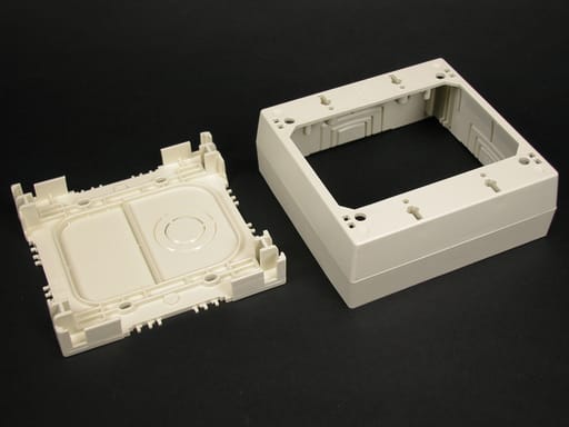The Wiremold Co - Wiremold PSB2FW Eclipse PN03, PN05, PN10 Two-Gang Device Box Fitting