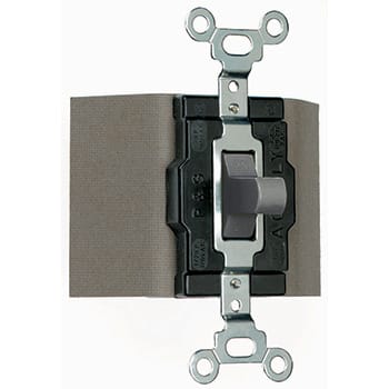 Pass & Seymour / Legrand - Pass & Seymour 1250GRY 120/277 VAC 15 Amp 1-Pole 3-Position Gray Momentary Manual Controller Switch