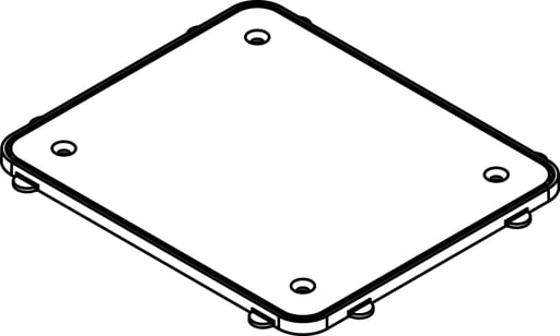 The Wiremold Co - Wiremold FP-CTR EFBFF Furniture Feed Floor Box Bare Concrete and Terrazzo Ring