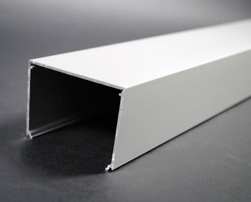 The Wiremold Co - Wiremold ALA3800B-10 3 x 2-1/4" Satin Anodized Aluminum 1-Channel Raceway 1-Compartment Base