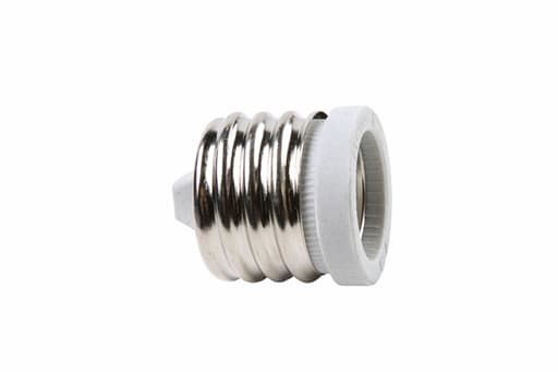 Pass & Seymour / Legrand - Pass & Seymour 8681 Mogul To Medium Socket Adapter, 1 Peice. 1.66 Diameterx 2.0 Deep. 660 Watt, 250 Volt, White