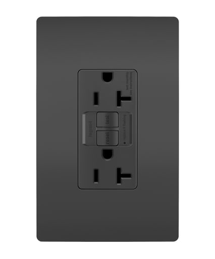 Pass & Seymour / Legrand - Pass & Seymour 2097-BK 20A 125V Self-Test GFCI Black