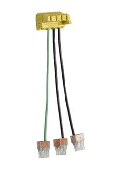 Pass & Seymour / Legrand - Pass & Seymour PTS6-SOL3BP PlugTail™ Connector, Single Pole Switch, 3-wire Solid, 6" w/ 4-port Push-In Connector