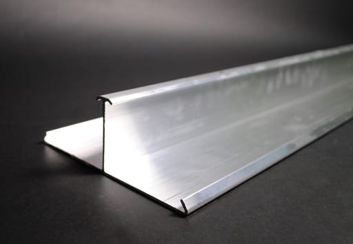 The Wiremold Co - Wiremold ALDS4000B 10 Foot x 5-1/2 x 2-1/16" Satin Anodized Aluminum 2-Channel Raceway Base