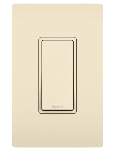 Pass & Seymour / Legrand - Pass & Seymour TM873-LA Decorator Switch,3Way 15Amp 120/277V Grounding, Light Almond