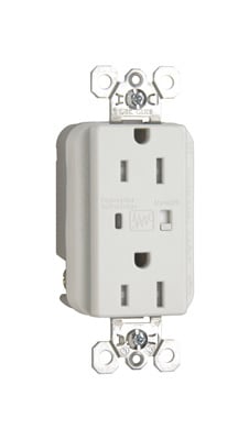 Pass & Seymour / Legrand - Pass & Seymour TR5262-Wsp Tamper-Resistant Extra Heavy-Duty Surge Protective Duplex Receptacle, White