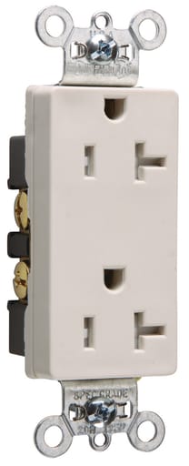 Pass & Seymour / Legrand - P&S TR26342LA TR DECO RECEP 20A 125