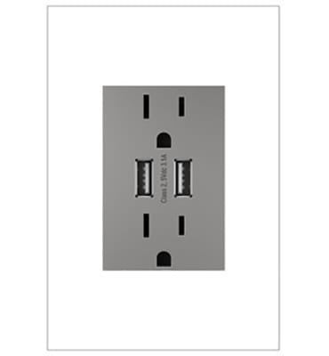 Legrand / Adorne - P&S ARTRUSB153M4 15A DUPLEX OUTLET