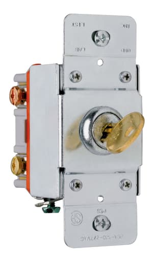 Pass & Seymour / Legrand - Pass & Seymour PS20AC3-KL 3way Key Lock Back & Side Wire, 20A 120/277V