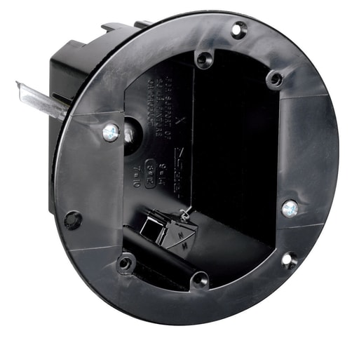 Pass & Seymour / Legrand - Pass & Seymour C1-18-WAC 3-3/4 Round Old Work Ceiling Box w/ Swing Brackets & Four Auto/Clamps