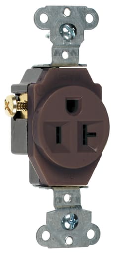 Pass & Seymour / Legrand - P&S 5351 RECP SGL 20A 125V S-WIRE B