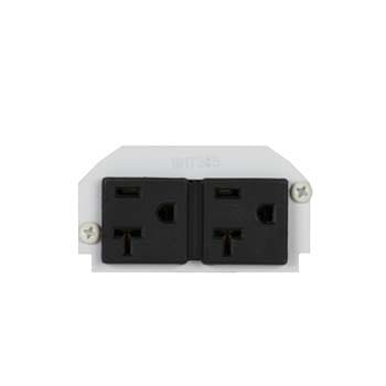 The Wiremold Co - WLK 4REC 4IN EVO 1/2 GANG 20A DUP R