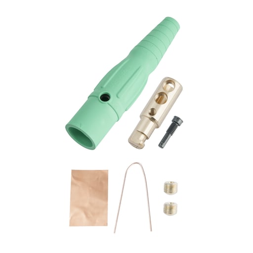Pass & Seymour / Legrand - Pass & Seymour PS20-MBG Male Cam Type Plug, 400A 600V - Green