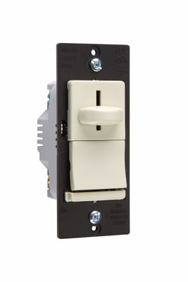 Pass & Seymour / Legrand - Pass & Seymour LSSC5-PW Decorator Slide Fan Control, Preset/3-Speed/5amp - White