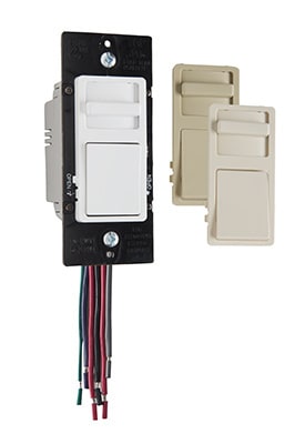 Pass & Seymour / Legrand - Pass & Seymour WS4FBL3P-TC 0 - 10V Wide Slide Fluorescent/Led Dimmer Multi Color