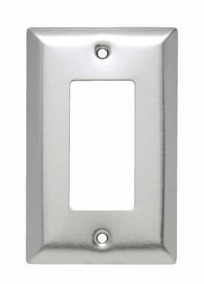 Pass & Seymour / Legrand - Pass & Seymour SSJ26 1Gang Wall Plate, Decorator, Jr-Jumbo - 302/304 Stainless Steel