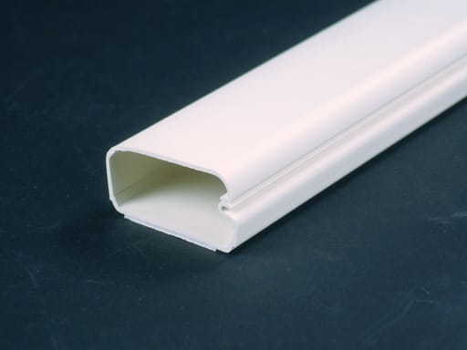 The Wiremold Co - Wiremold 2900L8-WH Uniduct 2900-Series One-Piece Latching Raceway Fitting