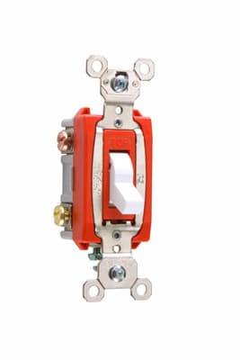 Pass & Seymour / Legrand - Pass & Seymour PS20AC3-WSL 3way Lighted Switch, Back & Side Wire, 20A 120/277V - White