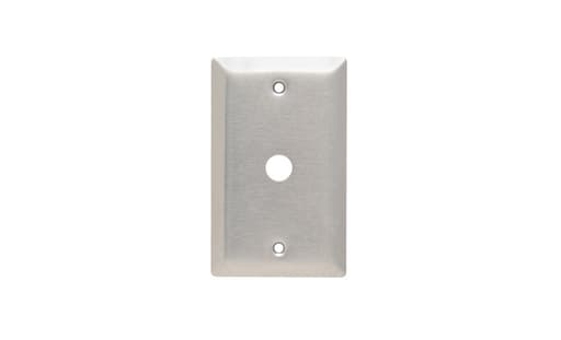 Pass & Seymour / Legrand - Pass & Seymour SS11 1Gang Wall Plate, Phone/Cable, Box Mount, Standard - Stainless Steel