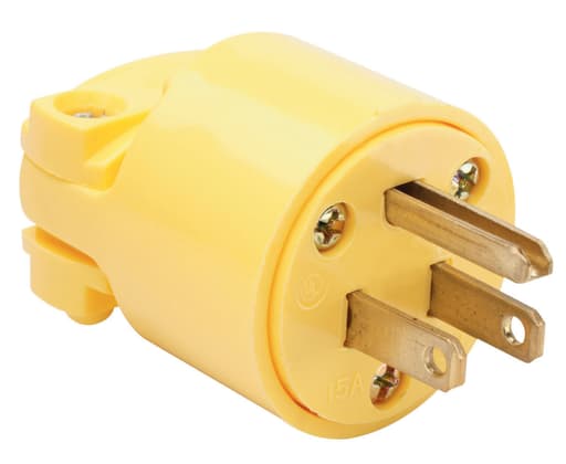 Pass & Seymour / Legrand - Pass & Seymour 4867-Y CC Commercial Grade Plug 15A Yellow