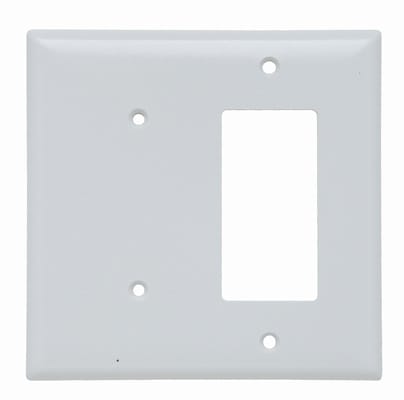Pass & Seymour / Legrand - Pass & Seymour SPJ1426-W Smooth Wall Plate Junior-Jumbo 1Gang Blank 1Gang Decorator, White