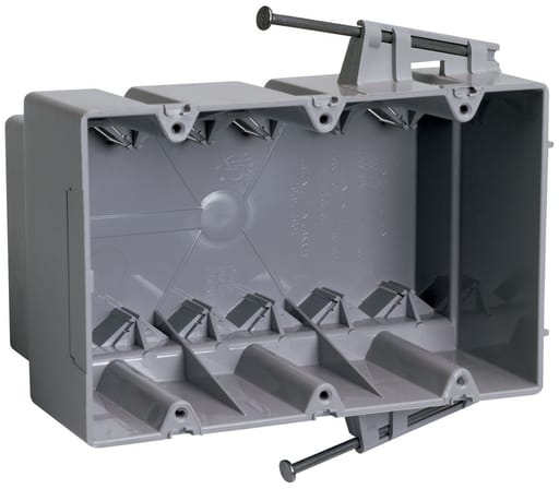 Pass & Seymour / Legrand - P&S P354RACMH PL BX 3G 54 CU IN CAP