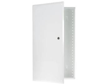 Pass & Seymour / Legrand - On-Q EN4250 14.3 x 3.7 x 42.1 Inch Powder Coated Glossy White Hinged Cover Enclosure