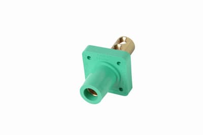 Pass & Seymour / Legrand - Pass & Seymour PS40-FRB-G Female Cam Device, 400A 600V, Panel Mount - Green