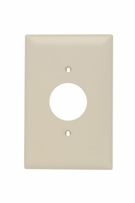 Pass & Seymour / Legrand - Pass & Seymour TPJ7-I 1Gang Wall Plate, Single Receptacle, Nylon, Jumbo - Ivory