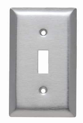 Pass & Seymour / Legrand - Pass & Seymour SL1 1Gang Wall Plate, Toggle, Standard - 430 Stainless Steel