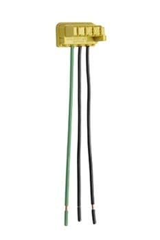 Pass & Seymour / Legrand - Pass & Seymour PTS6-SOL3 PlugTail™ Connector, Single Pole Switch, 3-wire Solid, 6" - Green, Black, Black