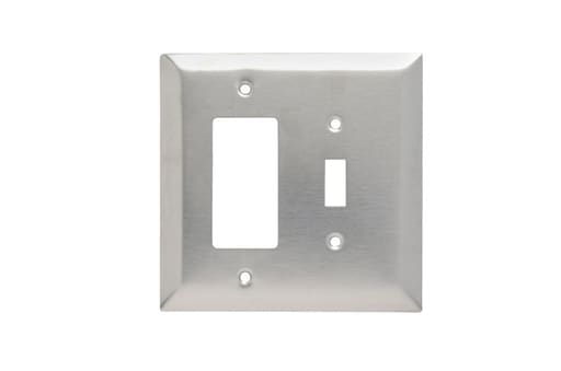 Pass & Seymour / Legrand - P&S SSO126 SMOOTH 302SS 2G 1 TOG 1