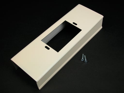 The Wiremold Co - Wiremold G3014C 8 x 2-3/4" Gray Steel 1-Channel Raceway Wall Box Connector