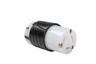 Pass & Seymour / Legrand - Pass & Seymour 3333-SS 125/250 VAC 30 Amp 3-Pole 3-Wire Polarized Locking Device Connector