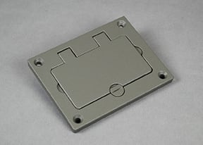 The Wiremold Co - Wiremold 828GFITCAL-GY Rectangular Cover Plate